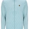 Chaqueta Hanay con diamantes en relieve en azul Sterling