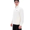 Chaqueta Hanay con relieve de rombos en color leche de coco