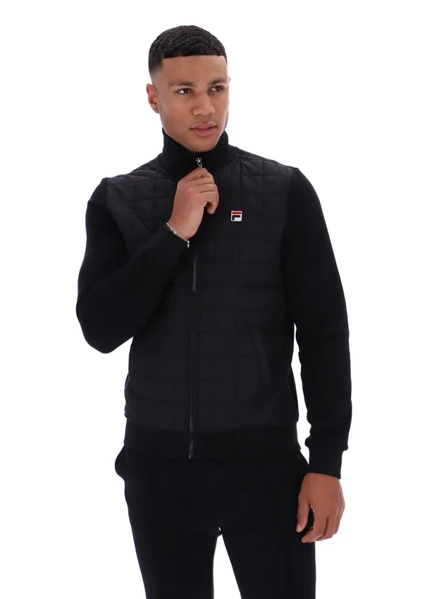 Chaqueta Moor con parte delantera acolchada en negro