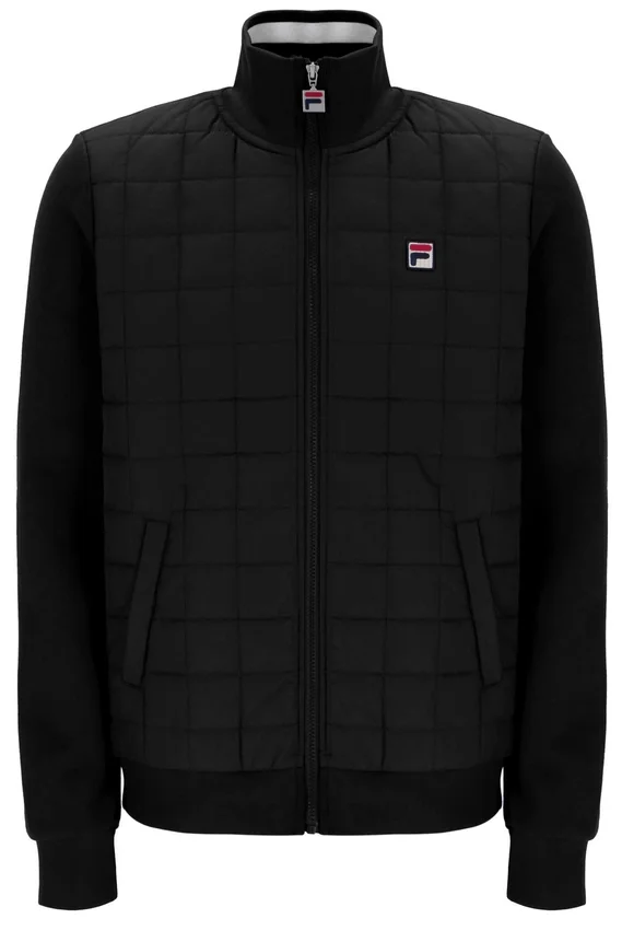 Chaqueta Moor con parte delantera acolchada en negro