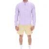 Chaqueta motera icónica Terrinda en lila pastel