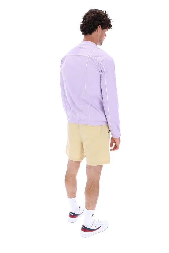 Chaqueta motera icónica Terrinda en lila pastel