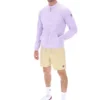 Chaqueta motera icónica Terrinda en lila pastel