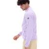 Chaqueta motera icónica Terrinda en lila pastel
