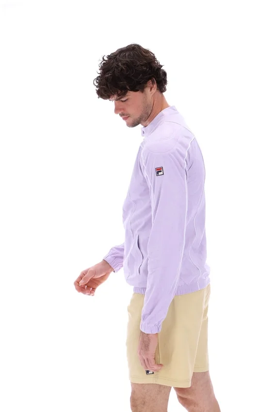 Chaqueta motera icónica Terrinda en lila pastel