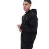 Chaqueta negra Ian con cremallera completa