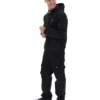 Chaqueta negra Ian con cremallera completa
