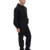 Chaqueta negra Ian con cremallera completa