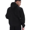 Chaqueta negra Ian con cremallera completa