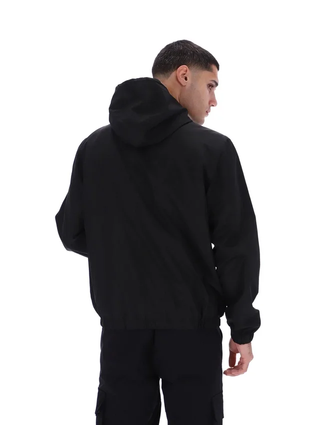 Chaqueta negra Ian con cremallera completa