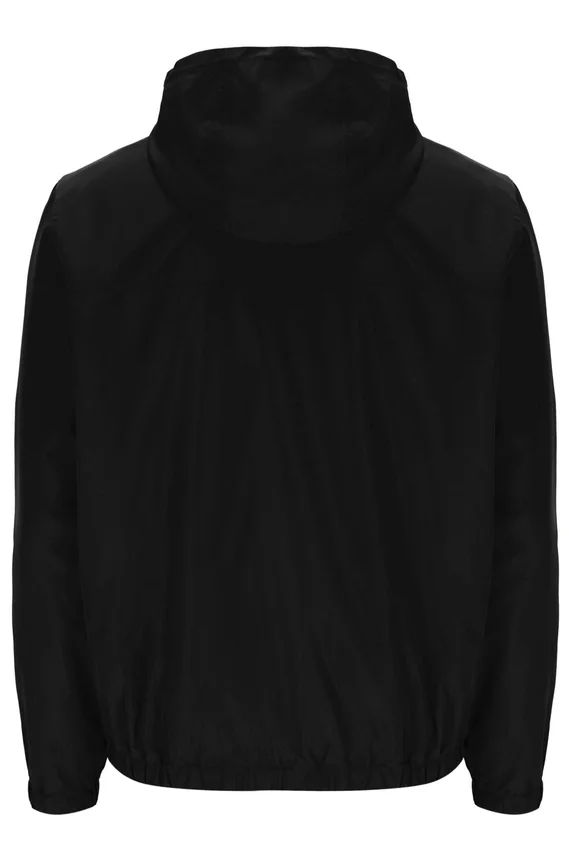 Chaqueta negra Ian con cremallera completa