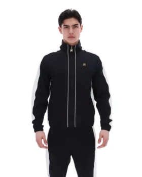 Chaqueta negra Lugo inspirada en el tenis