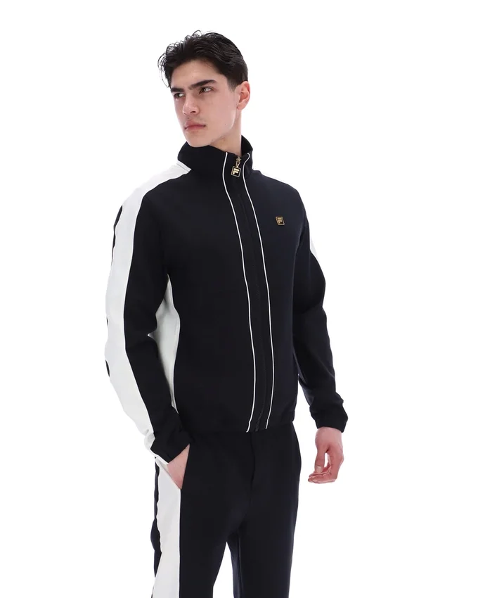 Chaqueta negra Lugo inspirada en el tenis