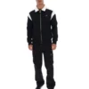 Chaqueta negra Morton con cremallera completa y paneles en contraste