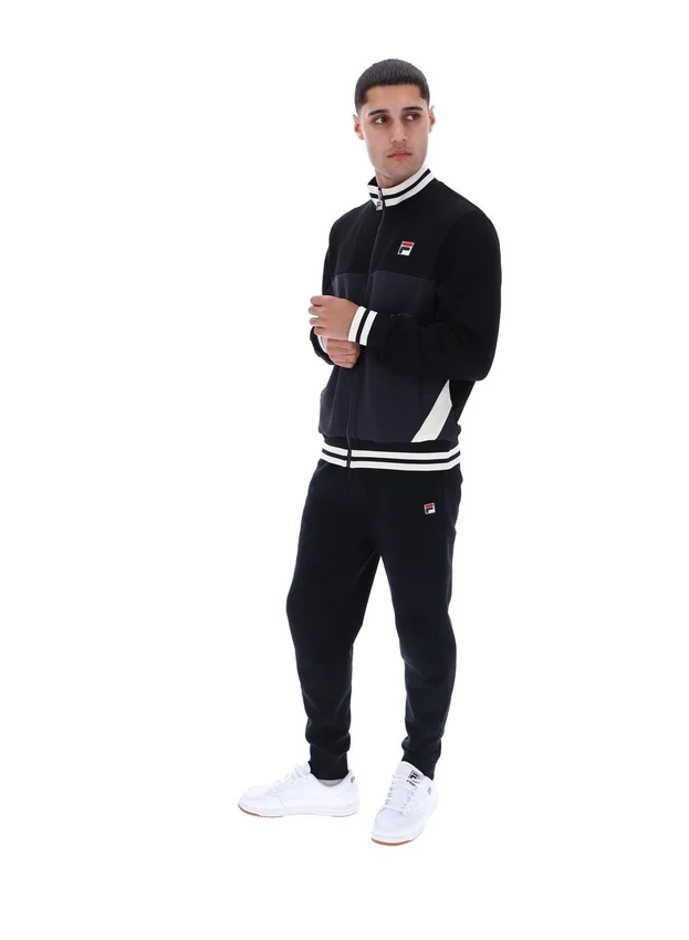 Chaqueta «Tie Breaker» con cuello de embudo en negro