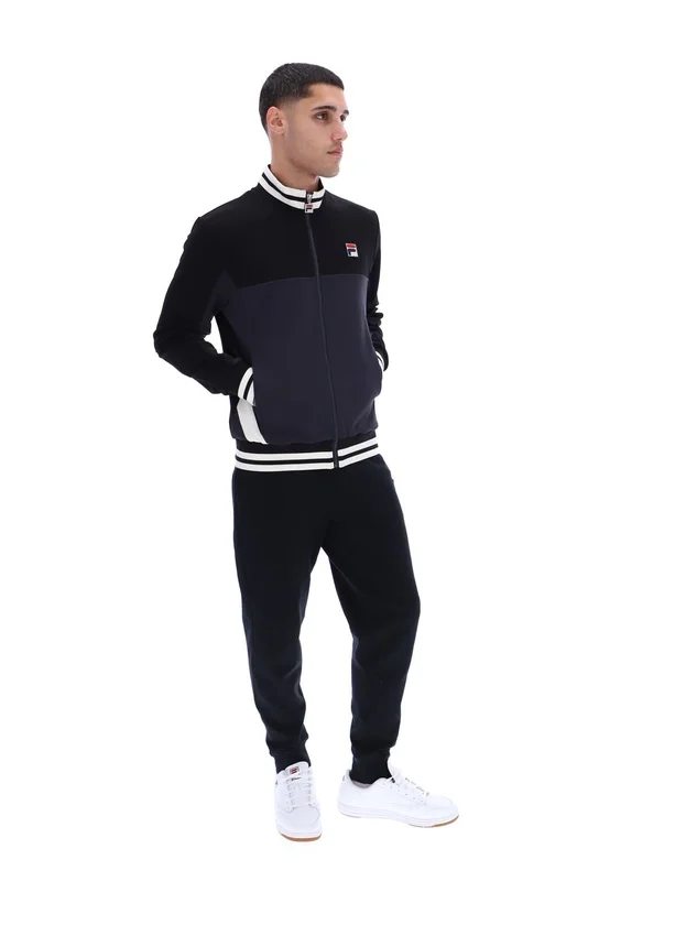 Chaqueta «Tie Breaker» con cuello de embudo en negro