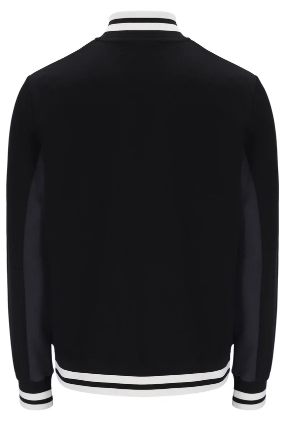 Chaqueta «Tie Breaker» con cuello de embudo en negro