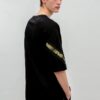 Estilo de pareja de pantalones cortos holgados, negro