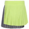 Falda de tenis plisada con corte cruzado para mujer de Lemon