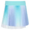 Falda de tenis plisada cruzada para mujer en color aguamarina