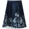 Falda larga casual «Navy White»
