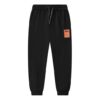 Fila x Mihara Pantalones largos deportivos de punto para uso casual, color negro