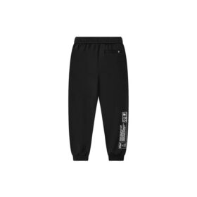 Fila x Mihara Pantalones largos deportivos de punto para uso casual, color negro