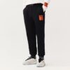 Fila x Mihara Pantalones largos deportivos de punto para uso casual, color negro