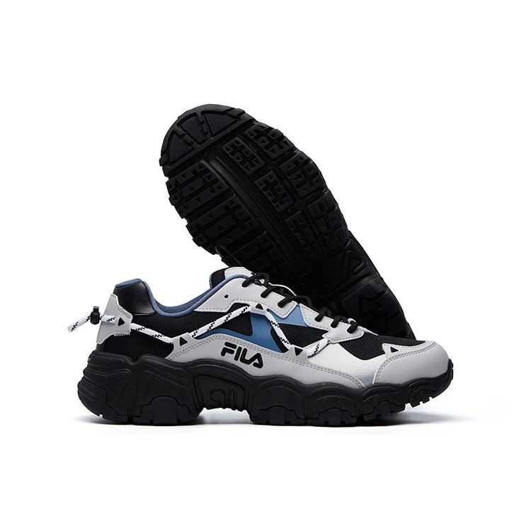 Fluid Low Tops Negro Gris Azul