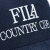 Gorra Cody de pana con parte trasera de malla y diseño bordado de Fila en azul marino