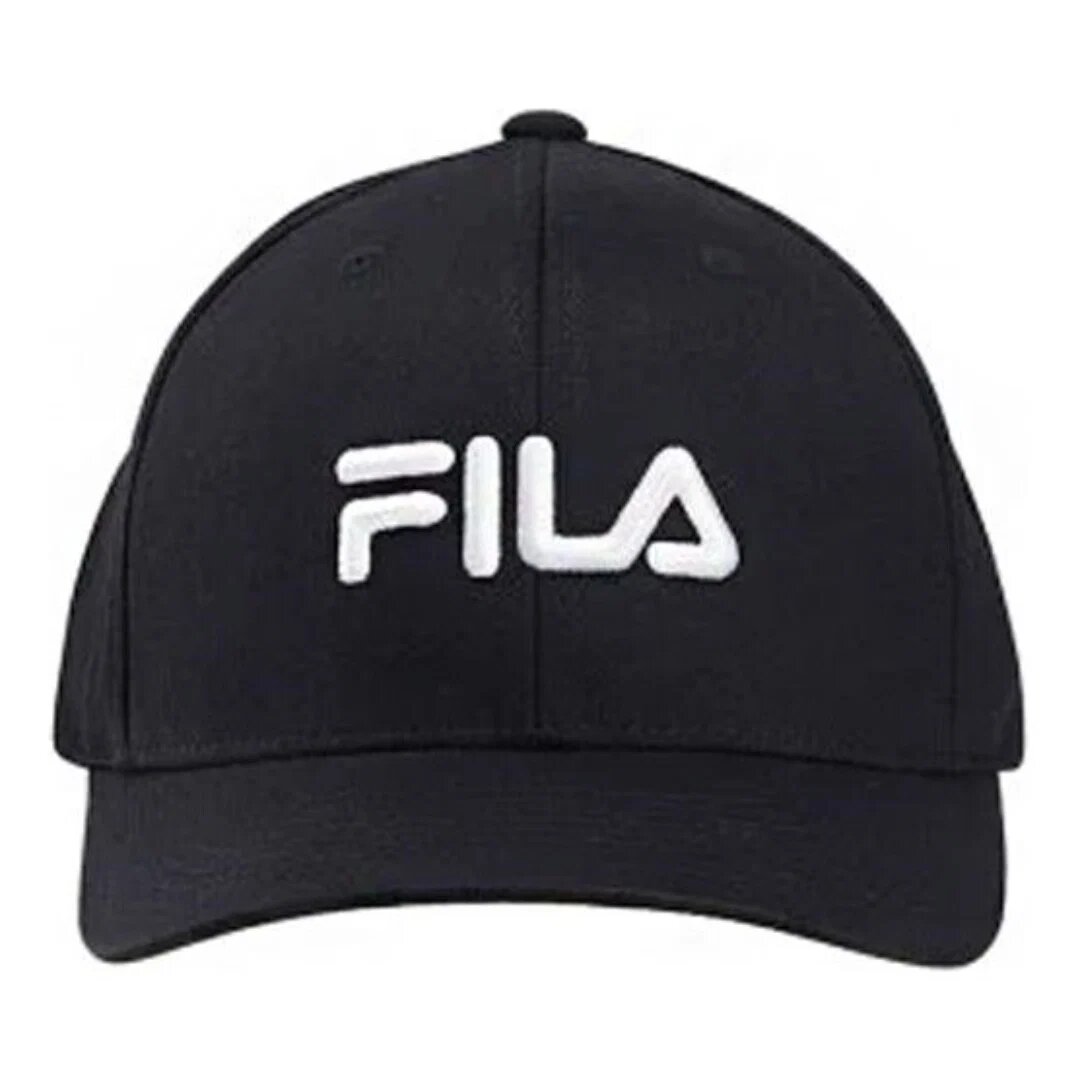 Gorra con logotipo impreso «Negro-Blanco»