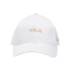 Gorra de béisbol casual para hombre con el logotipo de Fila en blanco