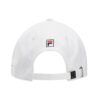 Gorra de béisbol casual para hombre con el logotipo de Fila en blanco