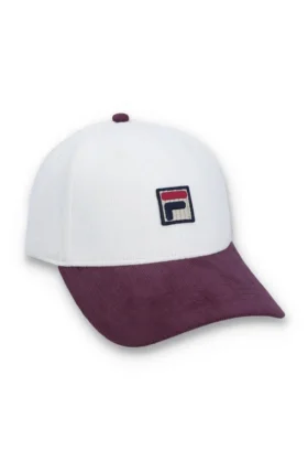 Gorra de béisbol de pana con bloques de color de Gardenia Clarke