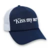 Gorra Fila Navy Wells Slogan de neopreno con parte trasera de malla
