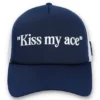 Gorra Fila Navy Wells Slogan de neopreno con parte trasera de malla