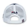 Gorra Fila Navy Wells Slogan de neopreno con parte trasera de malla