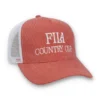 Gorra Tiger Lily Cody de pana con parte trasera de malla y gráfico bordado