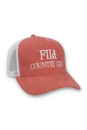 Gorra Tiger Lily Cody de pana con parte trasera de malla y gráfico bordado
