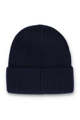 Gorro de Fila en azul marino con vuelta y diseño «Watchman» de Ricco