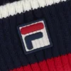 Gorro de punto acanalado con vuelta de Fila Ciro en azul marino