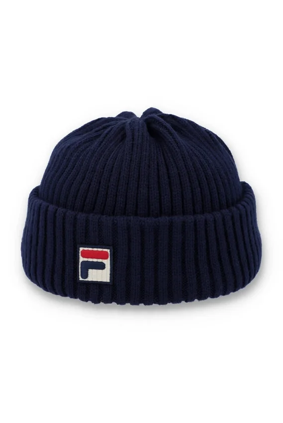 Gorro Watchman grueso con vuelta de Fila en azul marino Finns