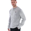 Jersey de cuello redondo Noah en color Gardenia