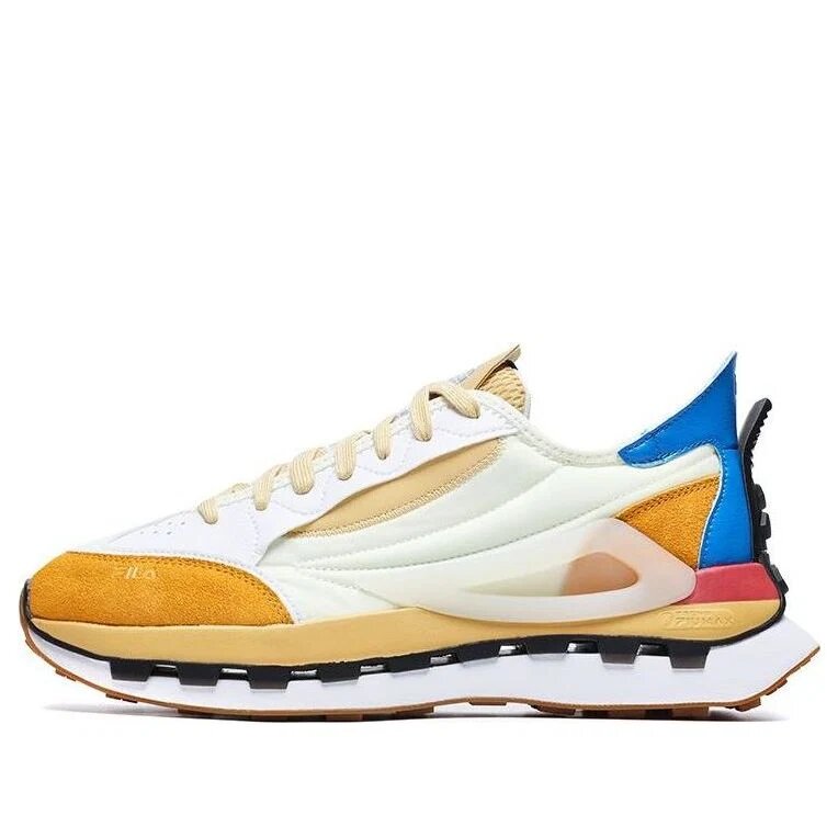 KM Shoes «Blanco, amarillo y azul»