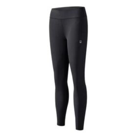 Leggings de punto para atletismo, color negro