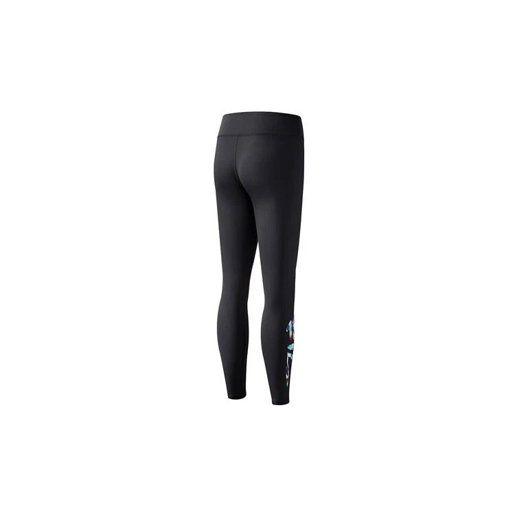 Leggings de punto para atletismo, color negro