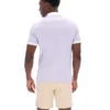 Lila brumoso Polo clásico vintage a rayas BB1