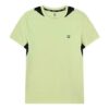 Logotipo con letras impresas, cuello redondo, para hombre, amarillo