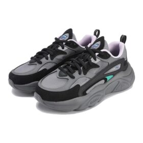 Mars 1S: tenis retro transpirables «Gris-Negro»
