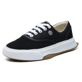 Mihara x Fila Fashion Court FM-10, tenis de caña baja, negro
